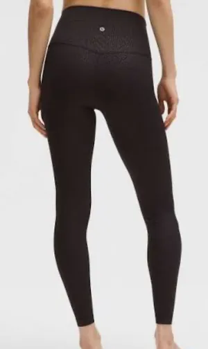 Lululemon Align High-Rise Pant - Lace Dot Emboss Black thumbnail 1