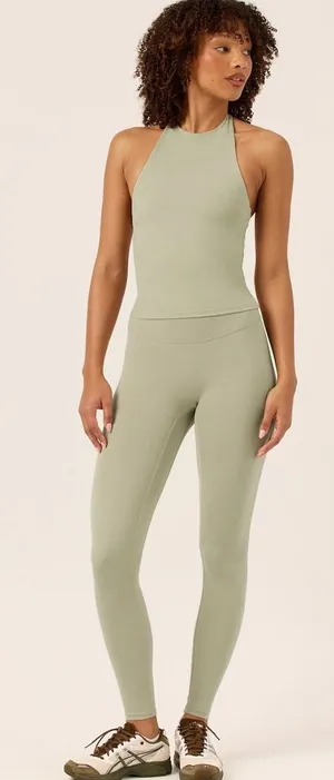 CSB Serenity Invisible Scrunch Leggings seamless high rise sage workout thumbnail 1
