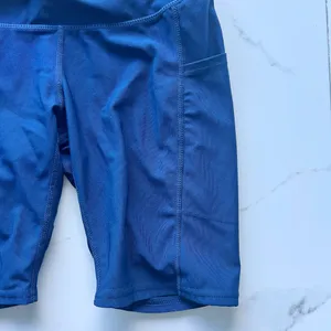 Tesla shorts size Small blue bike workout thumbnail 5