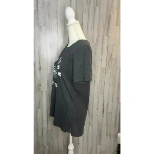 National Football League NWT New York Jets Women's Gray‎ Scoop Neck T-Shirt Size Large Short Sleeve thumbnail 4