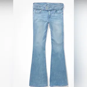 American Eagle Outfitters Blue Flare Leg Jeans SZ 8 thumbnail 10