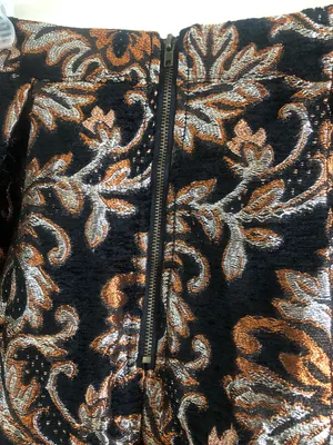Gianni Bini Lordice Skirt Formal Metallic Embroidered thumbnail 3
