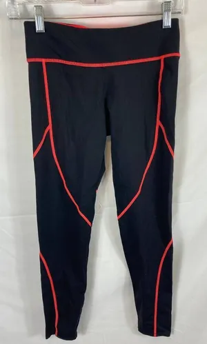 Joy Lab Black Leggings with Exposed Pink Seam Size Small thumbnail 1