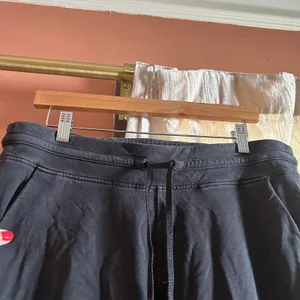 Lululemon Ready to Fleece Jogger Sweatpants Lounge Comfy Pants Black Size 12 thumbnail 3