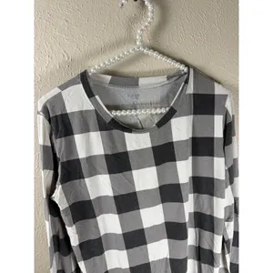 Kyte Baby Women’s Bamboo Pajama Set Size Small Matching Top Pants Plaid Gingham thumbnail 5