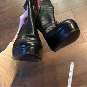 Prada Black Leather Booties thumbnail 13