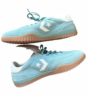 NEW Converse Run Star Trainer Low Top Suede Lace Up Sneaker Woman’s 9.5 Men 8 thumbnail 1