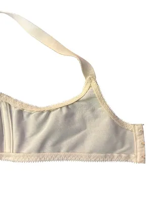 Full Coverage Bali Nude Bra Womens 38C Used Lace Mesh Underwire 0180 thumbnail 8