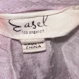 Easel Women's Kimono Purple‎ and White Marble Floor Length Size Small SS Beach thumbnail 9