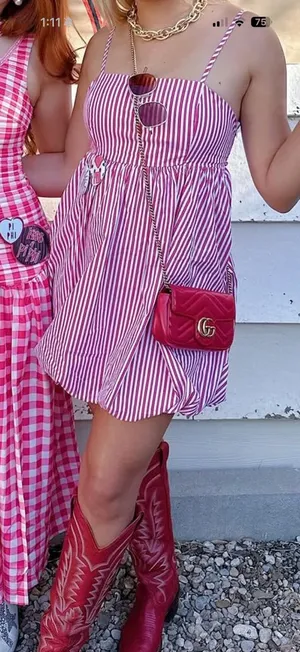 Mini dress Red thumbnail 3
