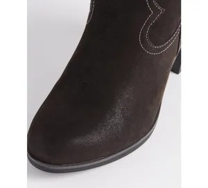 Torrid Tall Shaft Heeled Western Boot Black 6 WW NEW thumbnail 5