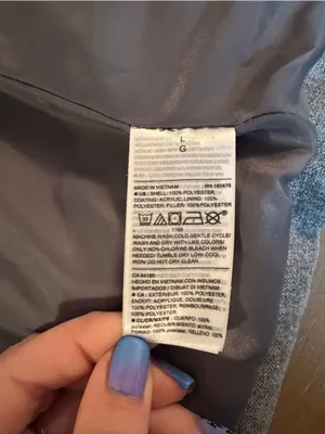 Old Navy Women’s Large Gray Quilted Puffer Vest Fleece Lined Collar Full Zip thumbnail 7
