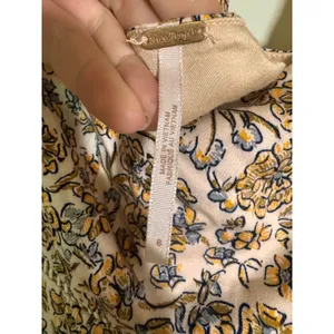 Free People Boho Floral Mini‎ Dress Tie Back Long Sleeve Size 8 thumbnail 7