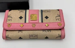 MCM MCM Multicolor Visetos Coated Canvas and Leather Long Trifold Wallet thumbnail 9