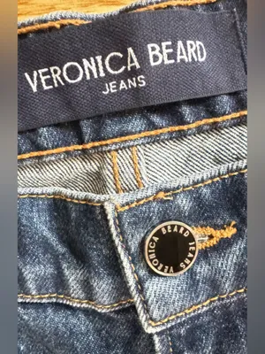 Veronica Beard 100% Cotton Woman’s Straight-Leg Indigo Jeans Size 32 thumbnail 6