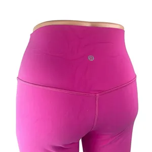 Lululemon Align Purple Vivid Plum High Rise Yoga Workout Athletic Biker Shorts 6 thumbnail 4