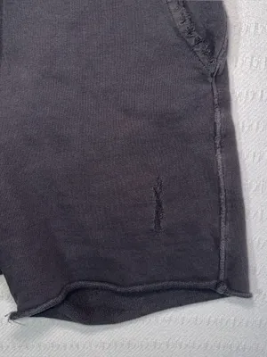 Frank & Eileen Tee Lab Womens Distressed High Waisted Terry Shorts Size S Lounge thumbnail 3
