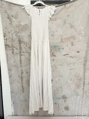 Free People Chambray Butterflies Midi Dress thumbnail 2