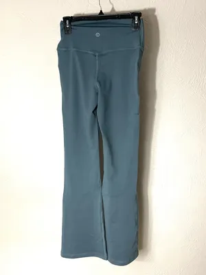 Gilly Hicks Gray High-Waist Flare Leggings thumbnail 2