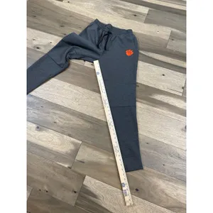 NCAA Clemson Sweatpants Size S Gray Elastic Waist Drawstring Embroidered Logo thumbnail 7