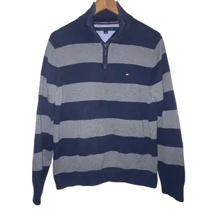 Tommy Hilfiger  striped 1/4 zip sweater thumbnail 1