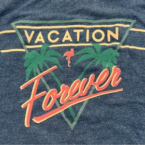 Dream‎ Scene by Wildfox Vacation Forever Relaxed Fit Sweatshirt Blue Size XL thumbnail 13