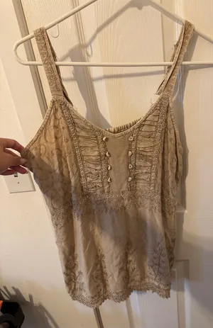 Vintage tank top Tan thumbnail 1