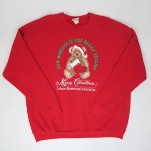 Vintage Y2K Lee Bear Christmas Sweatshirt thumbnail 2