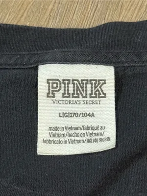 PINK Victoria's Secret Black Bling Tee thumbnail 6