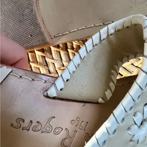 Jack Rogers Leather Whipstitch Sandals Womens 7 thumbnail 7