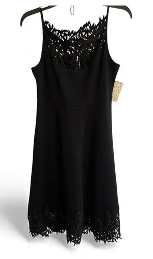 Free People “Forget Me Knot” Dress Midi NWT Women M Holiday Party Ready Lace thumbnail 1