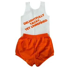 New Women’s Hooters Girl Rare Vintage Uniform Tank Shorts Clearwater FL Xs/Xxxs thumbnail 5
