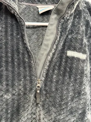 Columbia Ruby Lake Plush Half Zip Fleece S Gray thumbnail 5