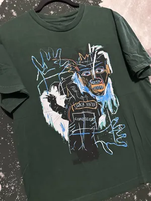 Gap x Jean-Michel Basquiat Art Portrait Shirt thumbnail 3