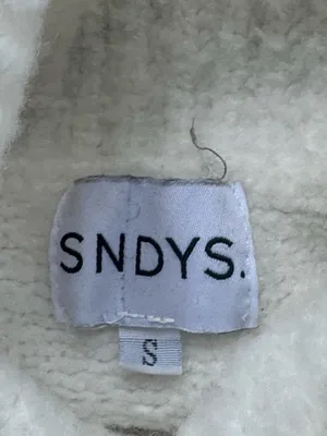 SNDYS Winnie Jumper Oversized Turtle Neck White Small thumbnail 4