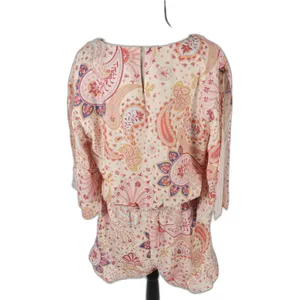 Women’s Lovers + Friends Paisley Romper Pink Multicolor Size Large thumbnail 2