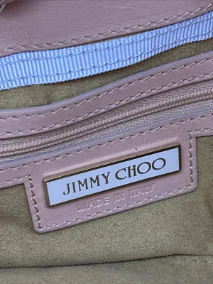 Jimmy Choo Ramona Tan Leather Metal Studded Hobo Shoulder Bag Purse 🔥🔥 thumbnail 7