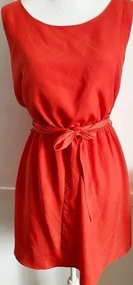 Gap • Red Tie Waist Above The Knee Sundress thumbnail 1