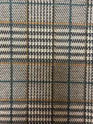 Abercrombie 70s Retro Plaid Flare Pants Vintage Revival Pull On Knit Trousers S thumbnail 4