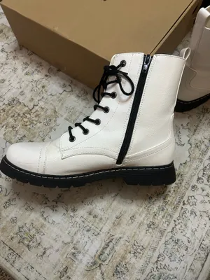 Arizona Jean Company white combat boots thumbnail 7