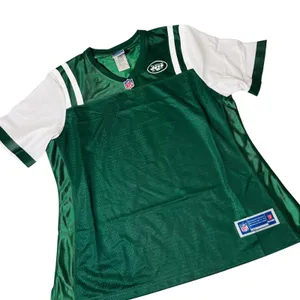 NEW New York Jets Jersey Womens L Green Blank NFL Pro Line‎ 365 Football thumbnail 1
