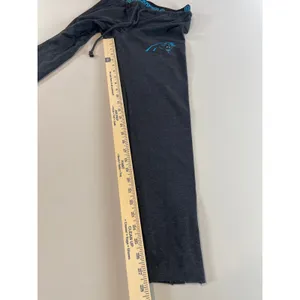 NFL Team Apparel Panthers Gray Activewear Leggings Womens Size S thumbnail 5