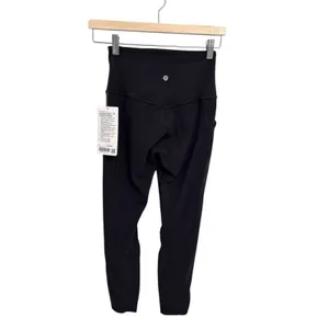 NWT lululemon Align HR Pant 25" *Pockets size 6 black Authentic thumbnail 2