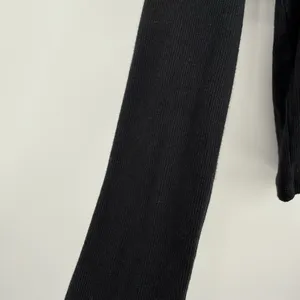 Abercrombie & Fitch Black Long Sleeve Mock Neck Tee thumbnail 3