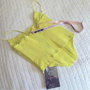 HOUSE OF CB Flavia Neon Sculpting Corset in Yellow Sz. Small NWT thumbnail 5