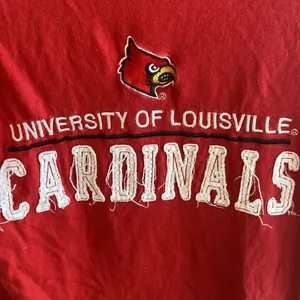 Old Varsity Brand University of Louisville Cardinals tshirt S thumbnail 3