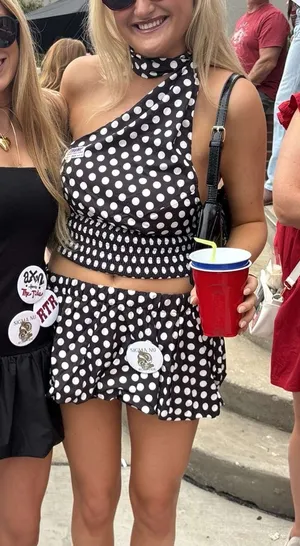 Polka dot set Black Size M thumbnail 2