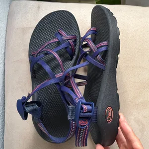 Chaco Women's Sandals in Navy and Black thumbnail 2