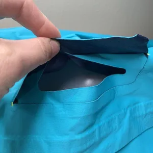 Craft Cycling Full Zip Vent Air Wind Jacket Women’s Sz M Turquoise Blue *flaws thumbnail 3