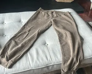 American Apparel Classic Girl Brown Jogger‎ Sweatpants Size Large thumbnail 1
